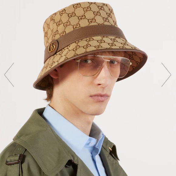 GUCCI MONOGRAM BUCKET HAT - Picture 3 of 9